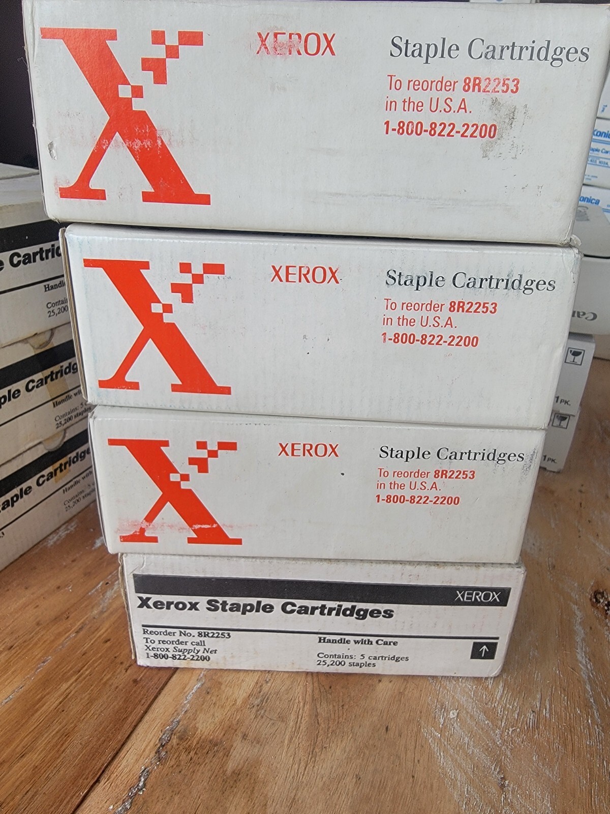 Lot 10 box of Genuine XEROX Staple Cartridges # 8R2253 Box  Staples