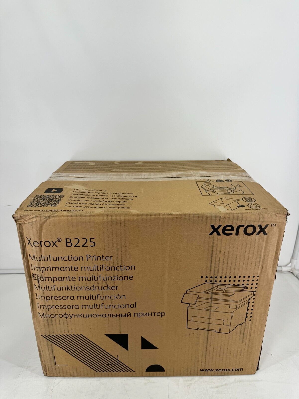 Xerox B225 Monochrome Laser All-in-One Printer B225/DNI - Total 14 Pages Printed