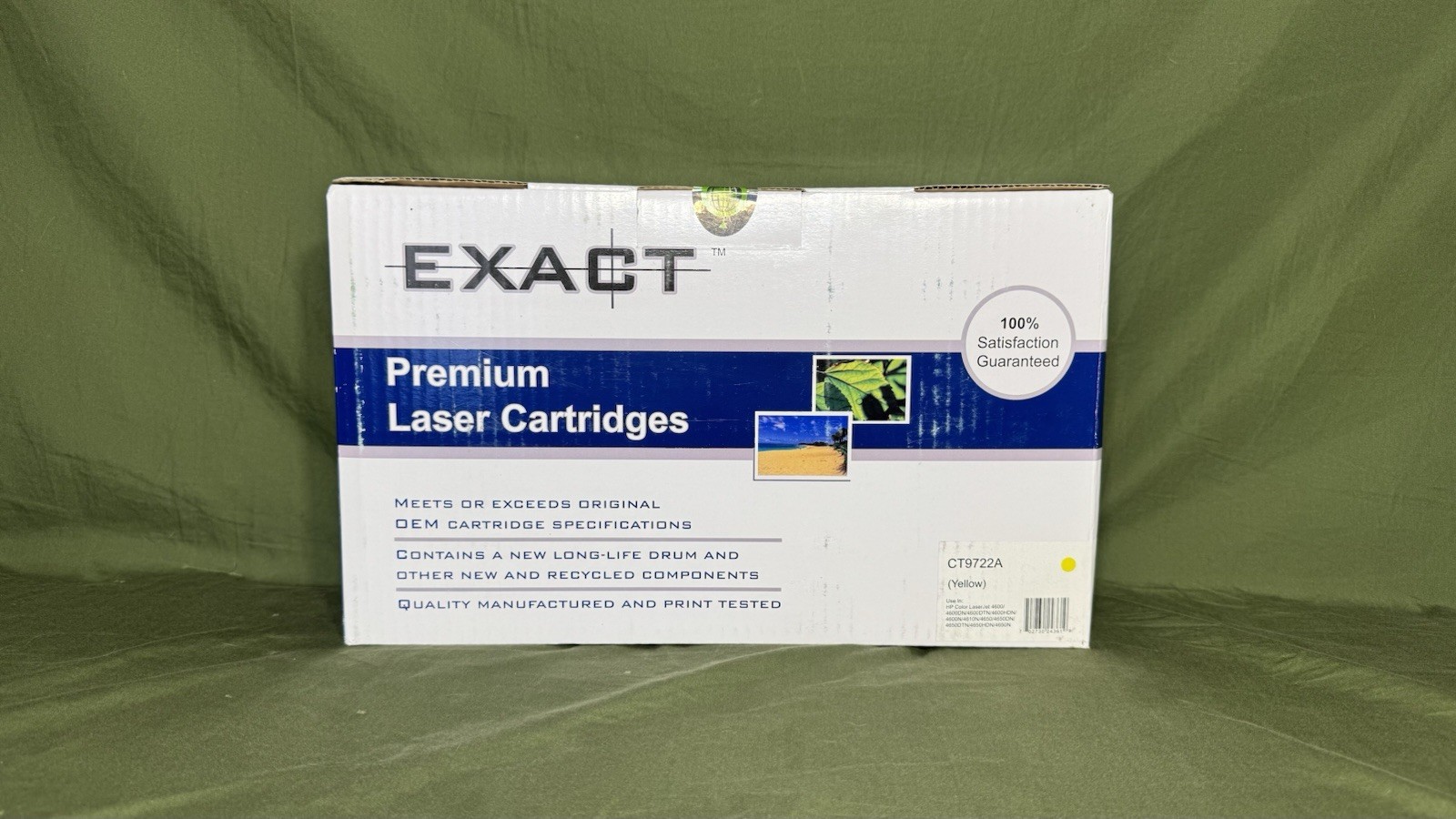 Yellow Exact Premium Laser Cartridge CT9722A (HP Color LaserJet 4600/4600DN…)