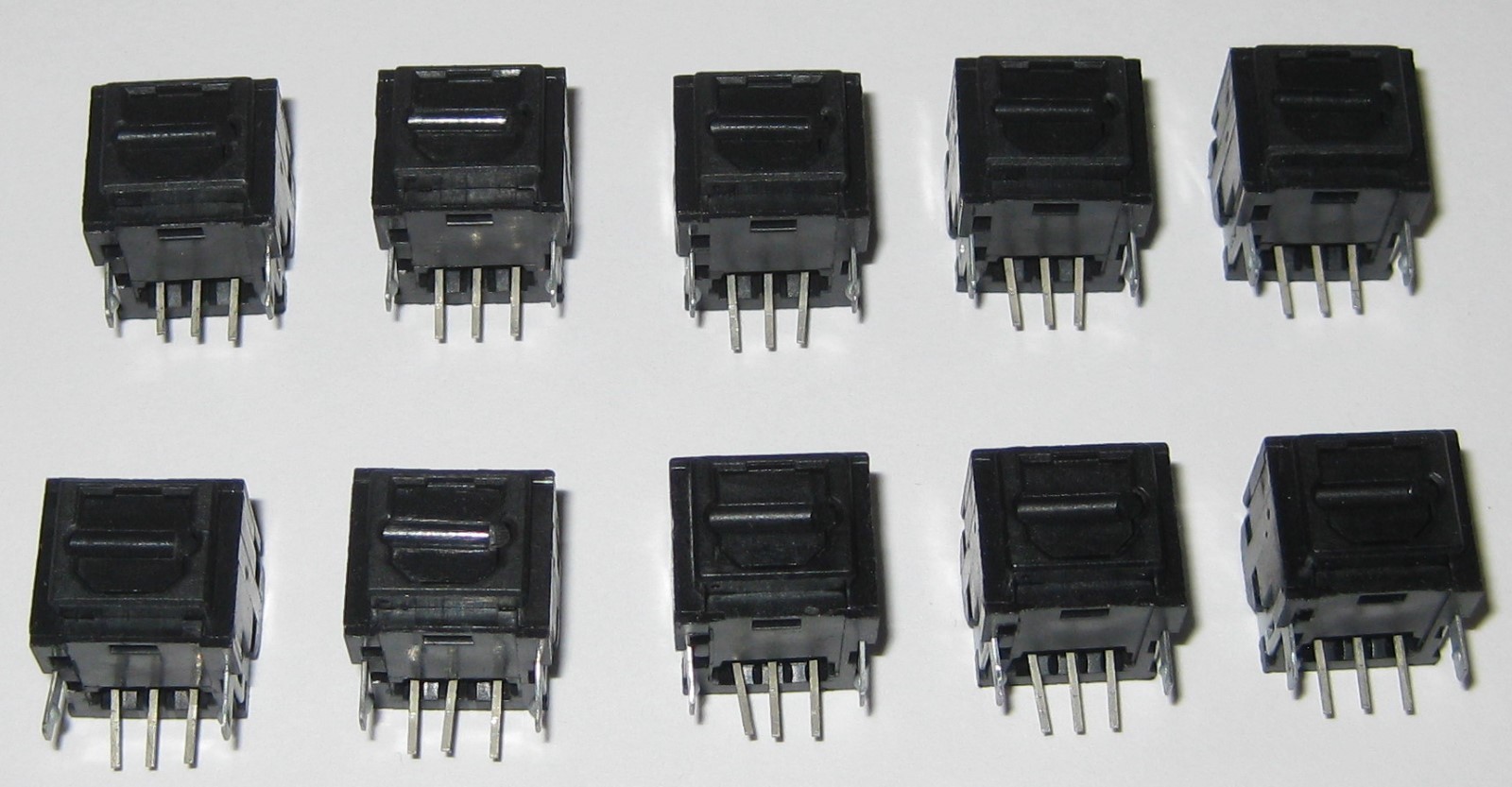 10 X Toslink Transmitter Module - 16 Mbps - TTL Compatible - NRZ Signal - 3 Pin