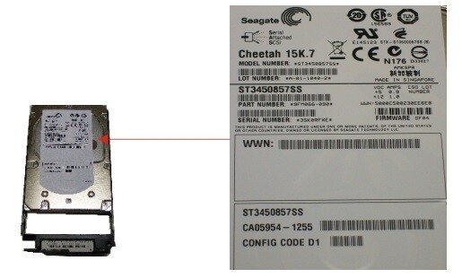 Fujitsu ETERNUS CA07237-E042 CA05954-1255 450GB New