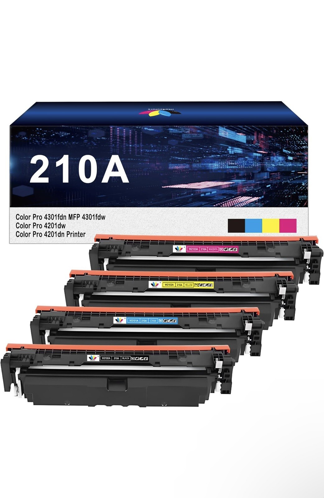 210A Toner Cartridges 4 Pack