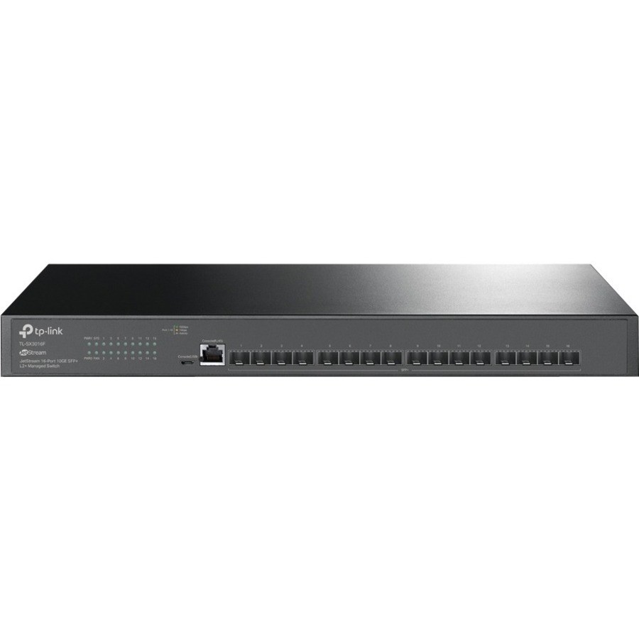 TP-Link JetStream 16-Port 10GE SFP+ L2+ Managed Switch (TL-SX3016F) (tlsx3016f)