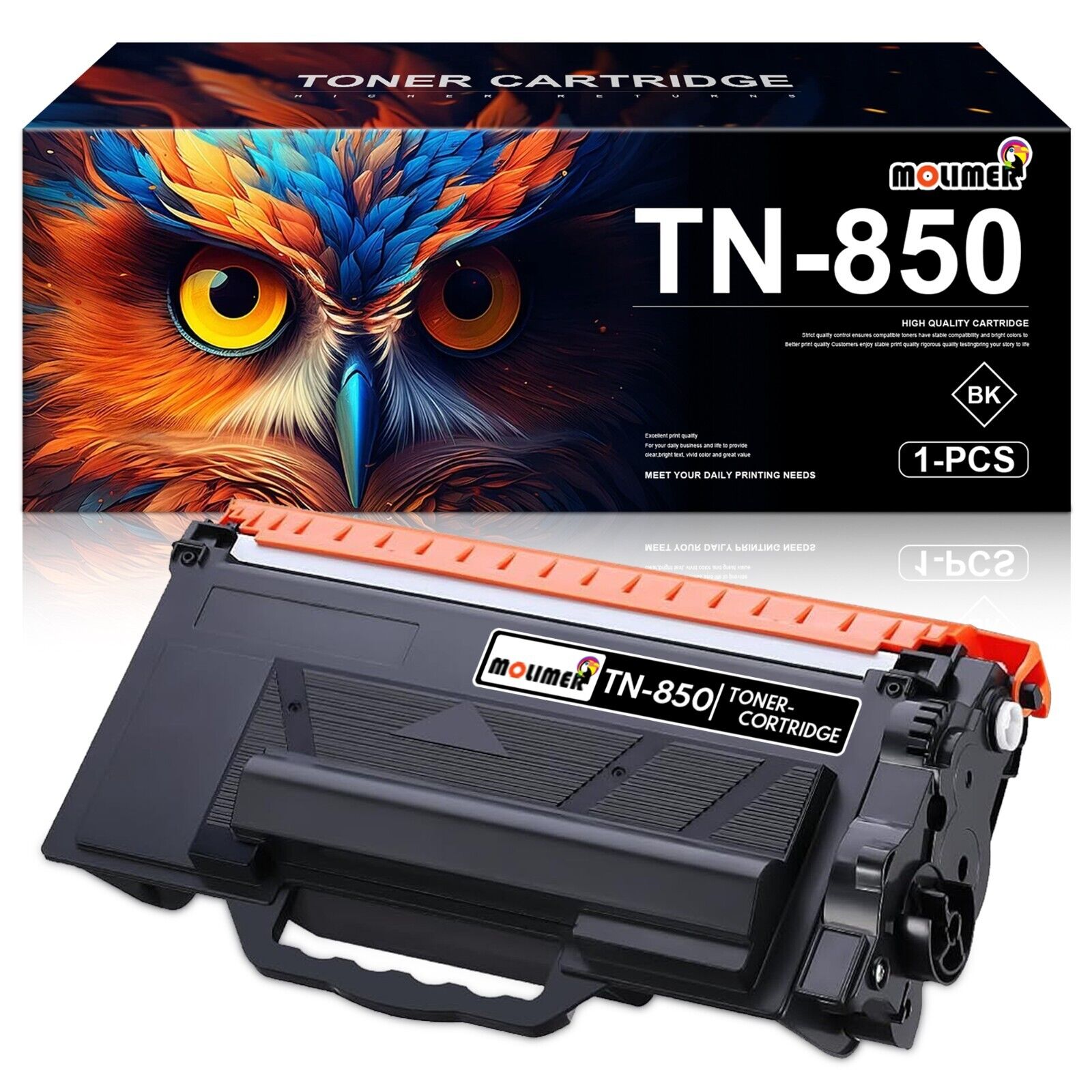 TN850 Black High Yield Toner Cartridge Replacement for Brother TN850 DCPL5650DN