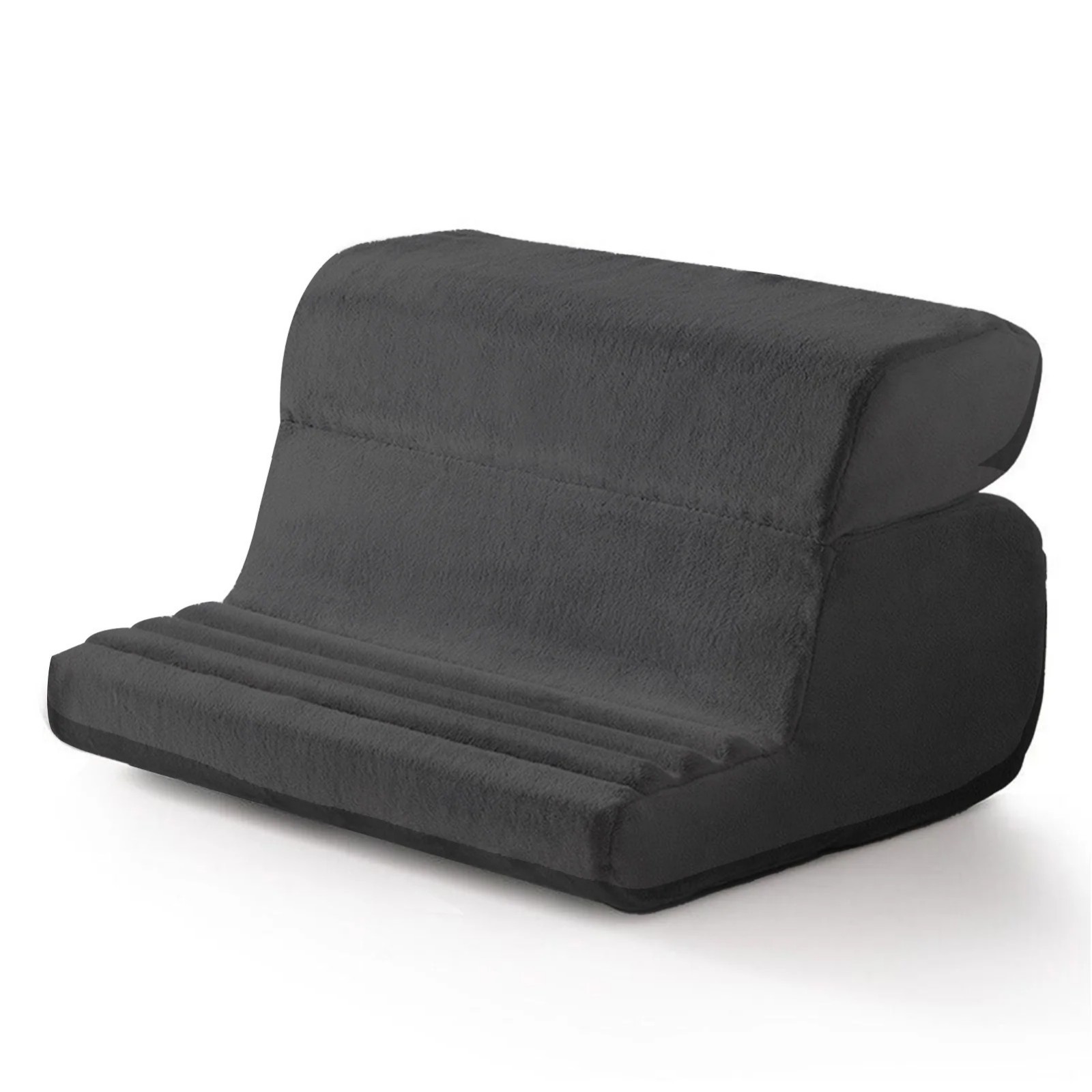 1 pc Tablet Pillow Holder Foldable iPad Stand for Lap Bed Desk with Pocket