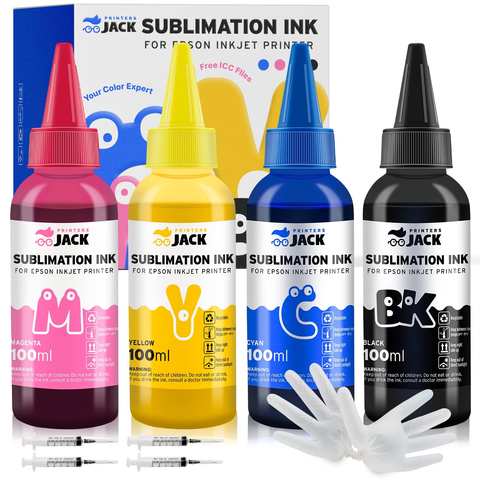 Printers Jack 400Ml Sublimation Ink For Supertank 15000 C88 C88+ Wf772