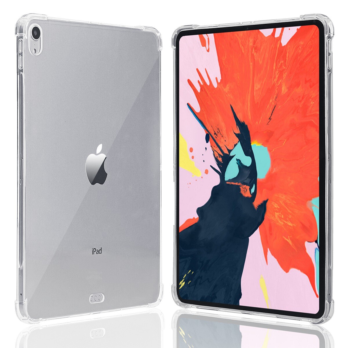 Shockproof Clear Gel Case Cover+Screen for iPad 6 7 8 9 10 Mini Air 3 4 5 Pro 11