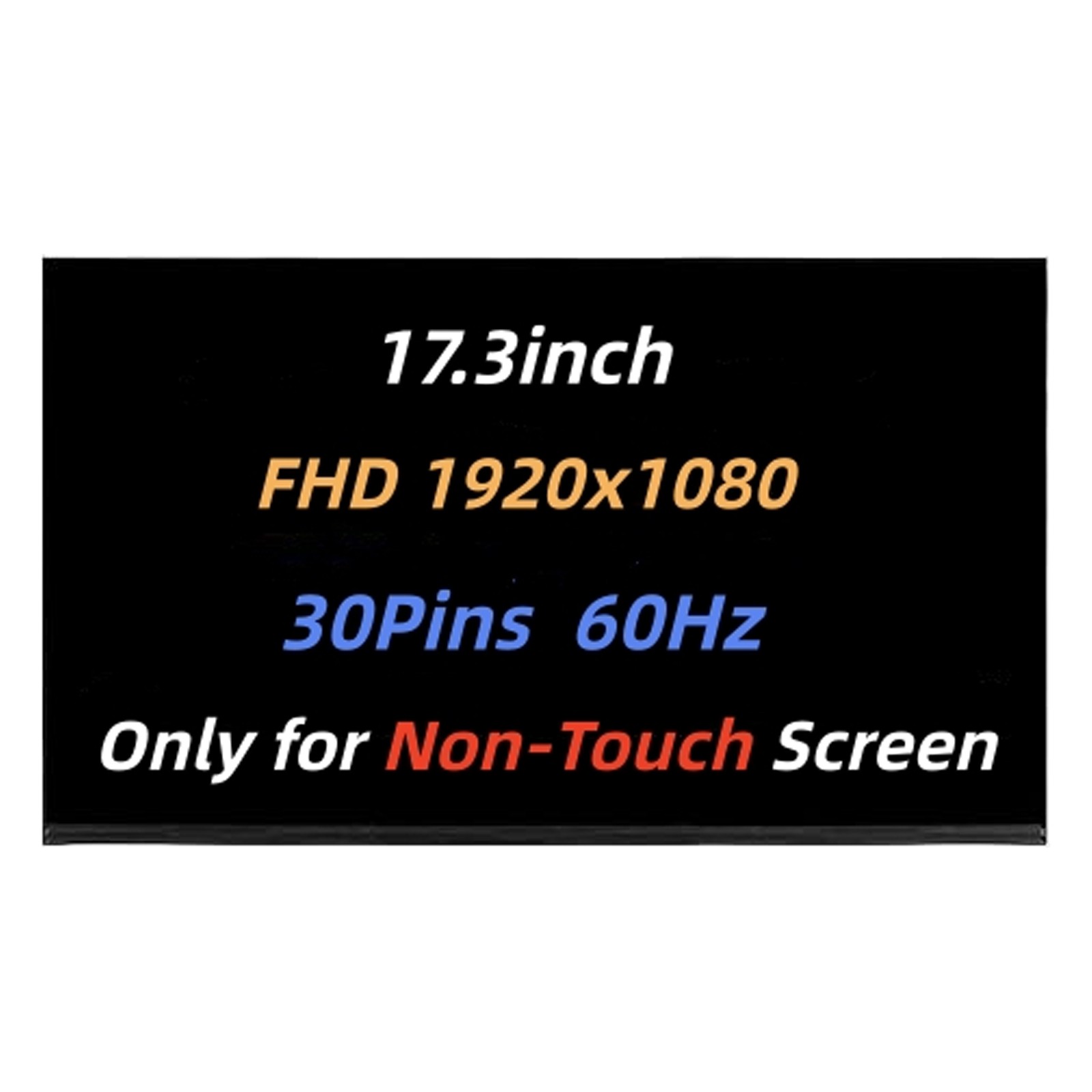 17.3" LCD Screen for HP 17-CN2013CA 17-CN2047NR 17-CN2063CL Display Non-Touch