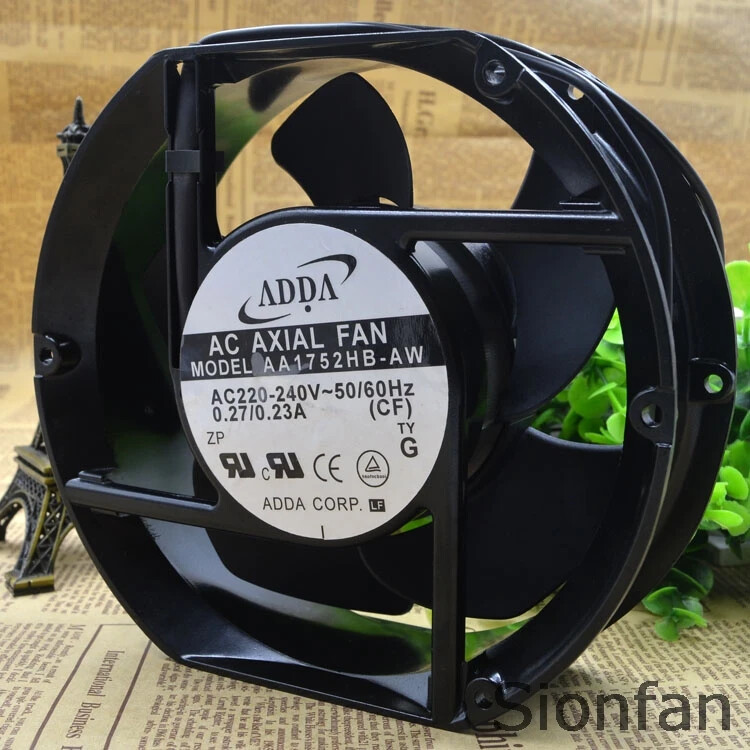 For ADDA AA1752HB-AT AA1752HB-AW 17251 AC220V 0.27A 17CM Fan 