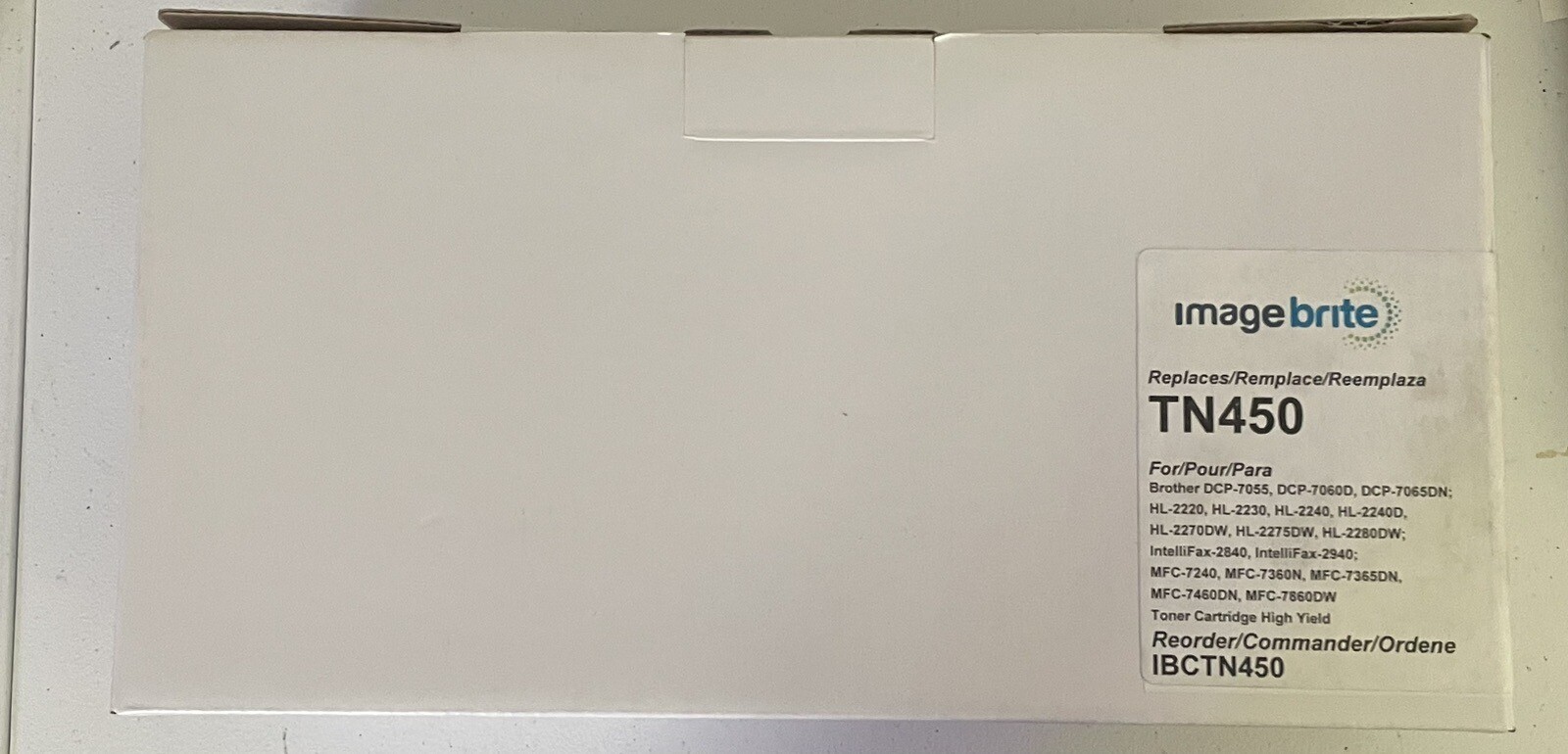 Image Brite TN450 Black Compatible Laser Toner Cartridge High Yield