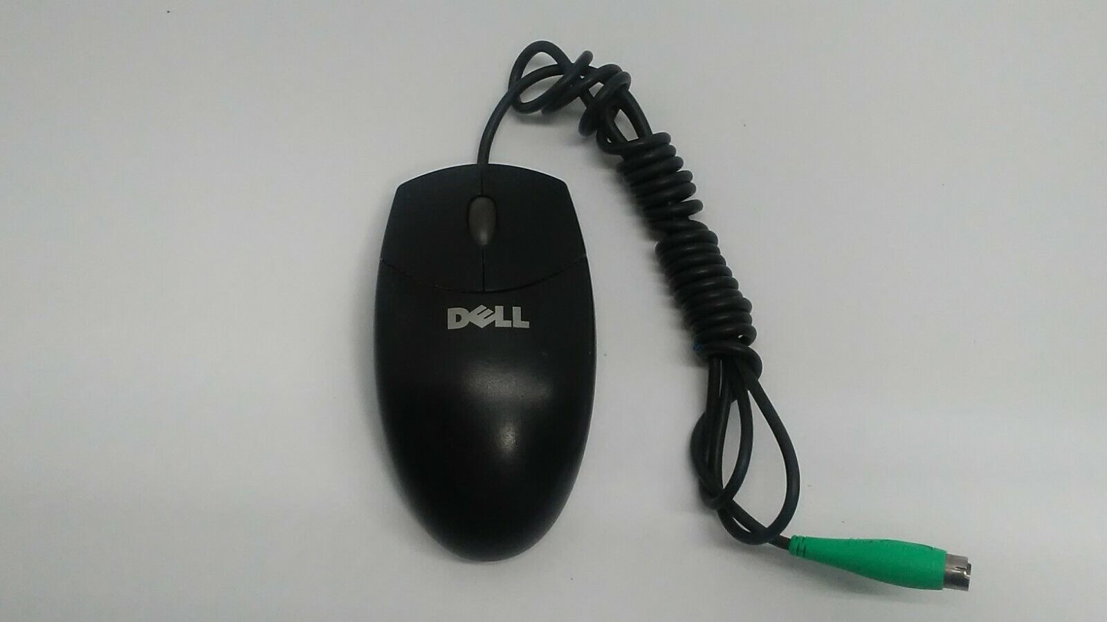 Vintage Black Dell Logitech M-S69 Mechanical Wheel Mouse PS/2 