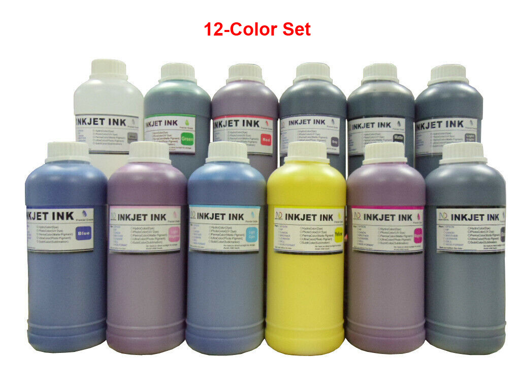 12x500ml ND® Pigment Ink for Canon PFI-1000 imagePROGRAF Pro 1000 wide-format
