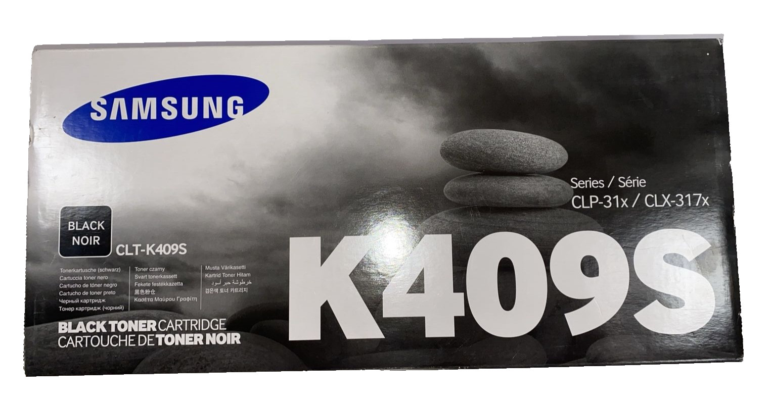 Samsung Toner Cartridge 409S Black CLT-K409S CLX-317X EXPIRED New Authentic