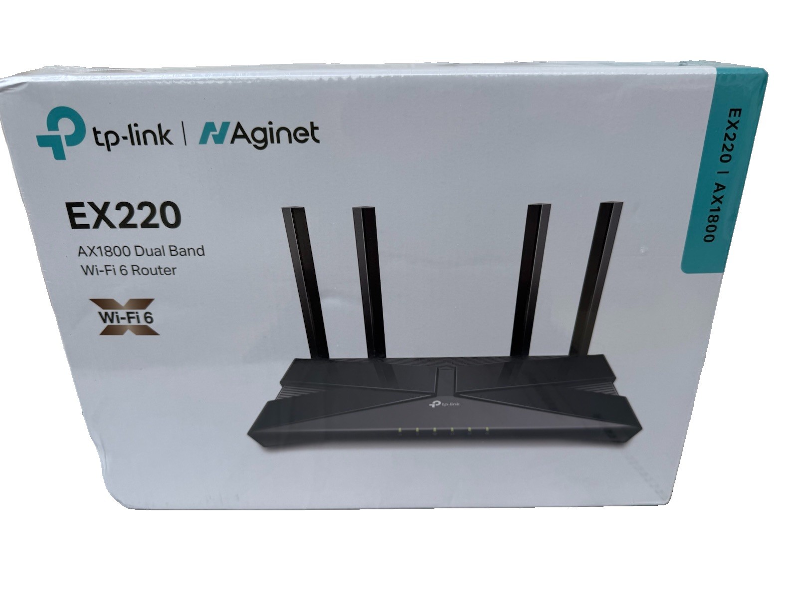NEW, Sealed TP-Link EX220 AX1800 Dual-Band Wi-Fi 6 Router Works W/Alexa Aginet