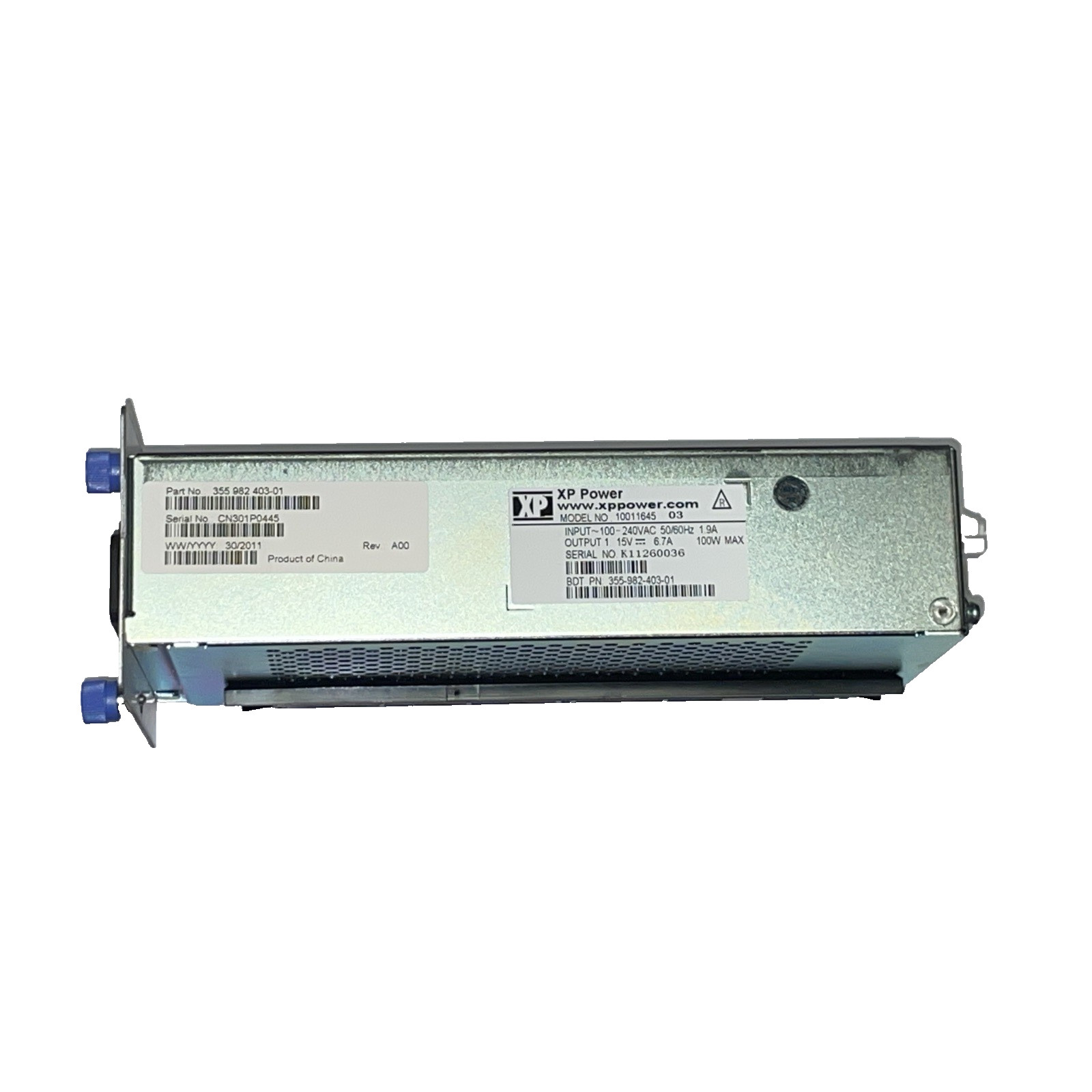 Imation RDX A8 Power Supply XP Power 100Watt P/N:355982403-01