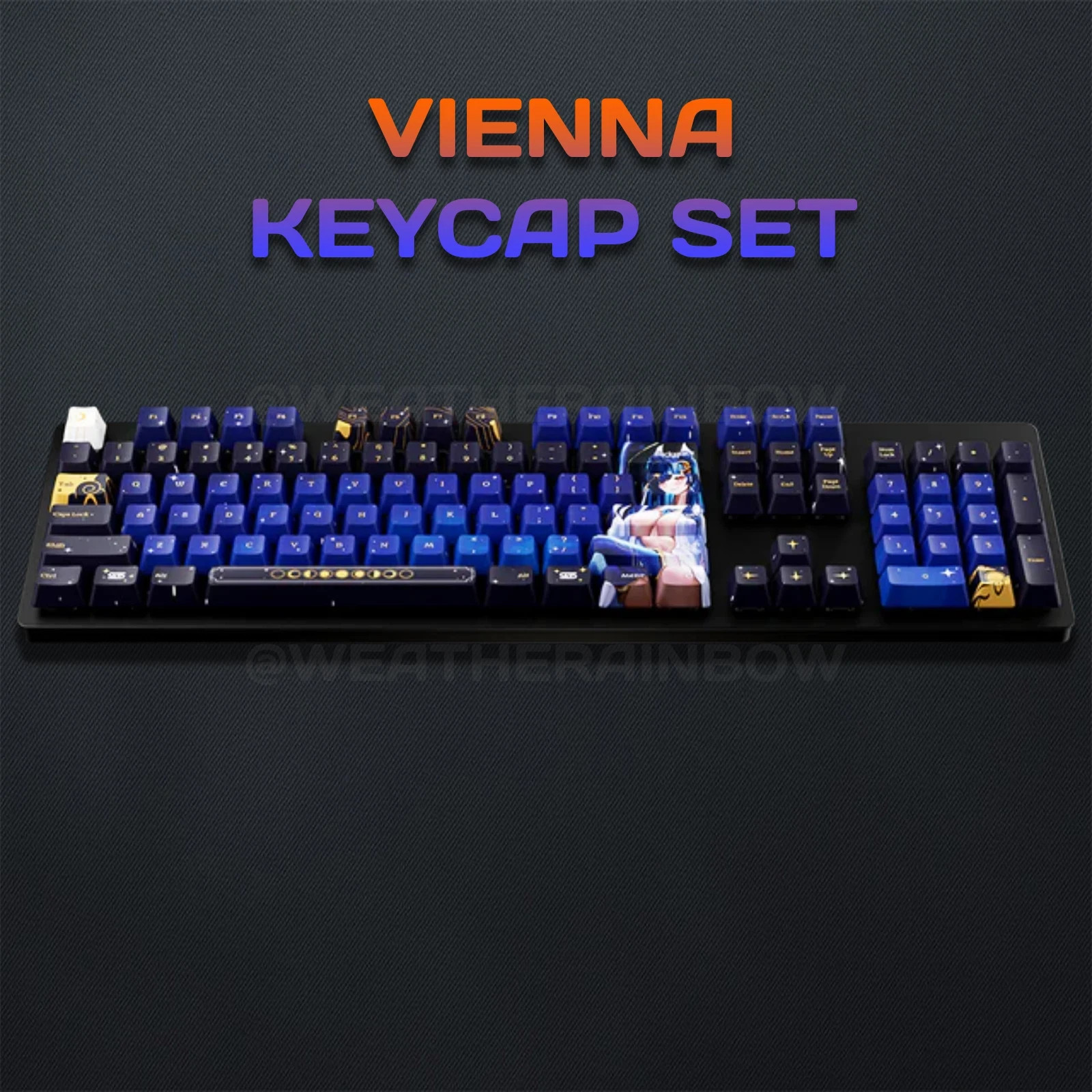 NEW Gamersupps GG Waifu Creator Collab - Vienna Keyboard Keycap Set - sold out 