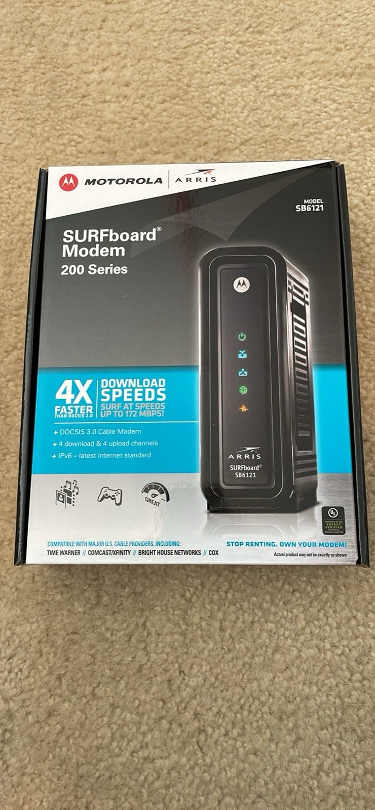 Motorola Surfboard SB6121 Cable Modem 200 Series
