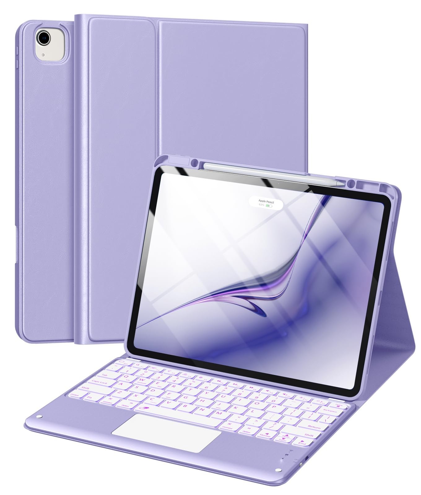 iPad Air 13" & Pro 12.9 Keyboard Case - Slim, Lightweight, Durable Protection