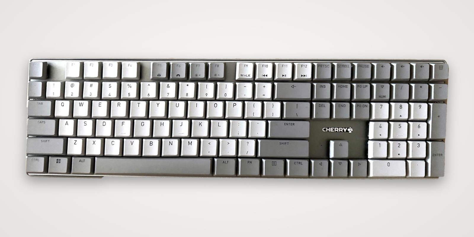Cherry KC 200 MX Mechanical Keyboard – Full Size, MX2A [Silent Red / Brown] Swit
