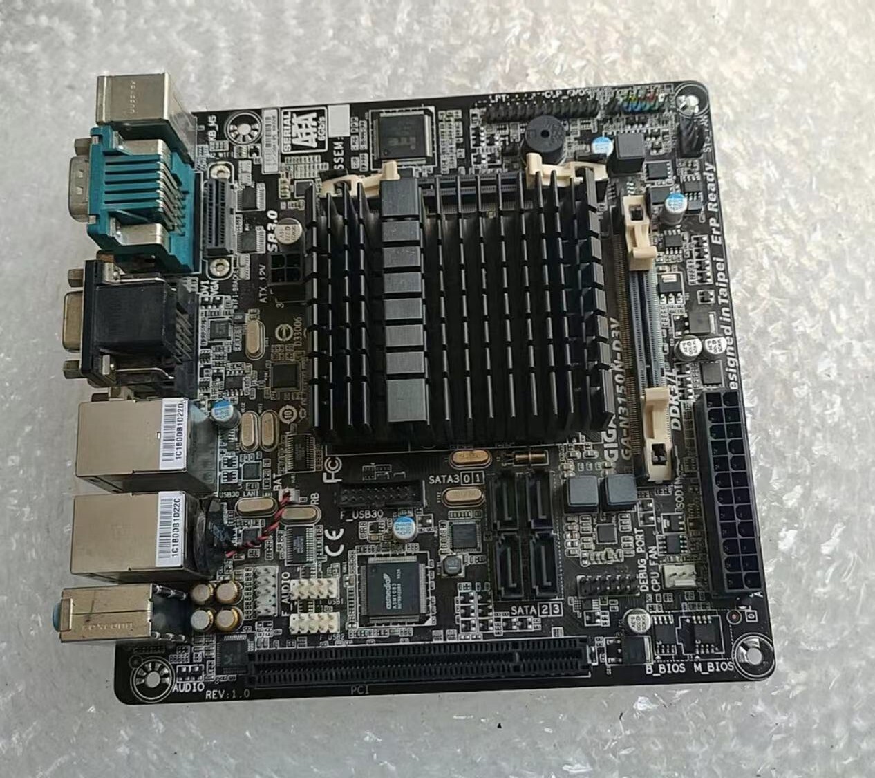 For GIGABYTE GA-N3150N-D3V NM70 8G Mini-ITX Motherbroad 100% Tested