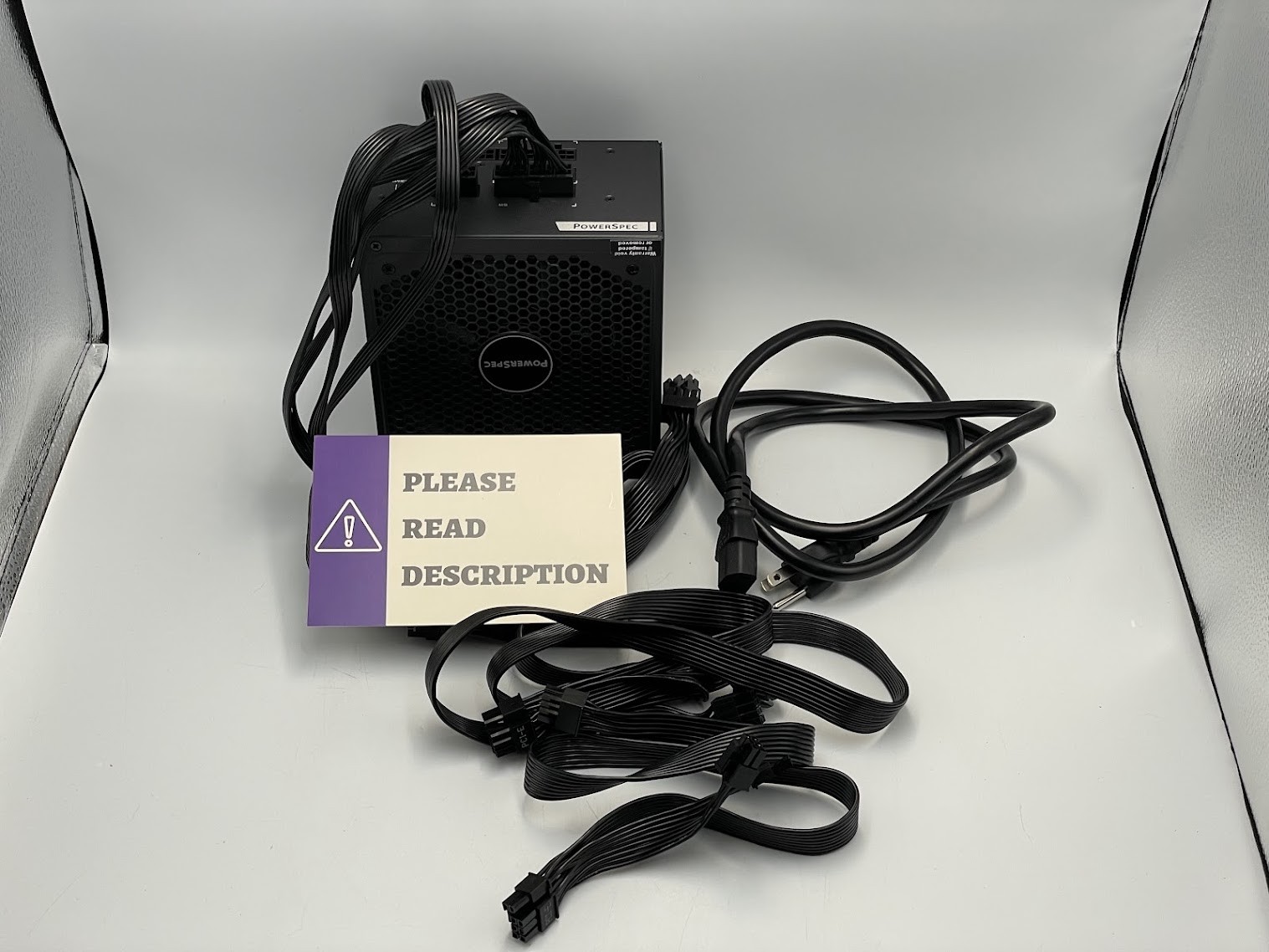 PowerSpec 1050W Power Supply 80 Plus Gold Certified Fully Modular Power Supply