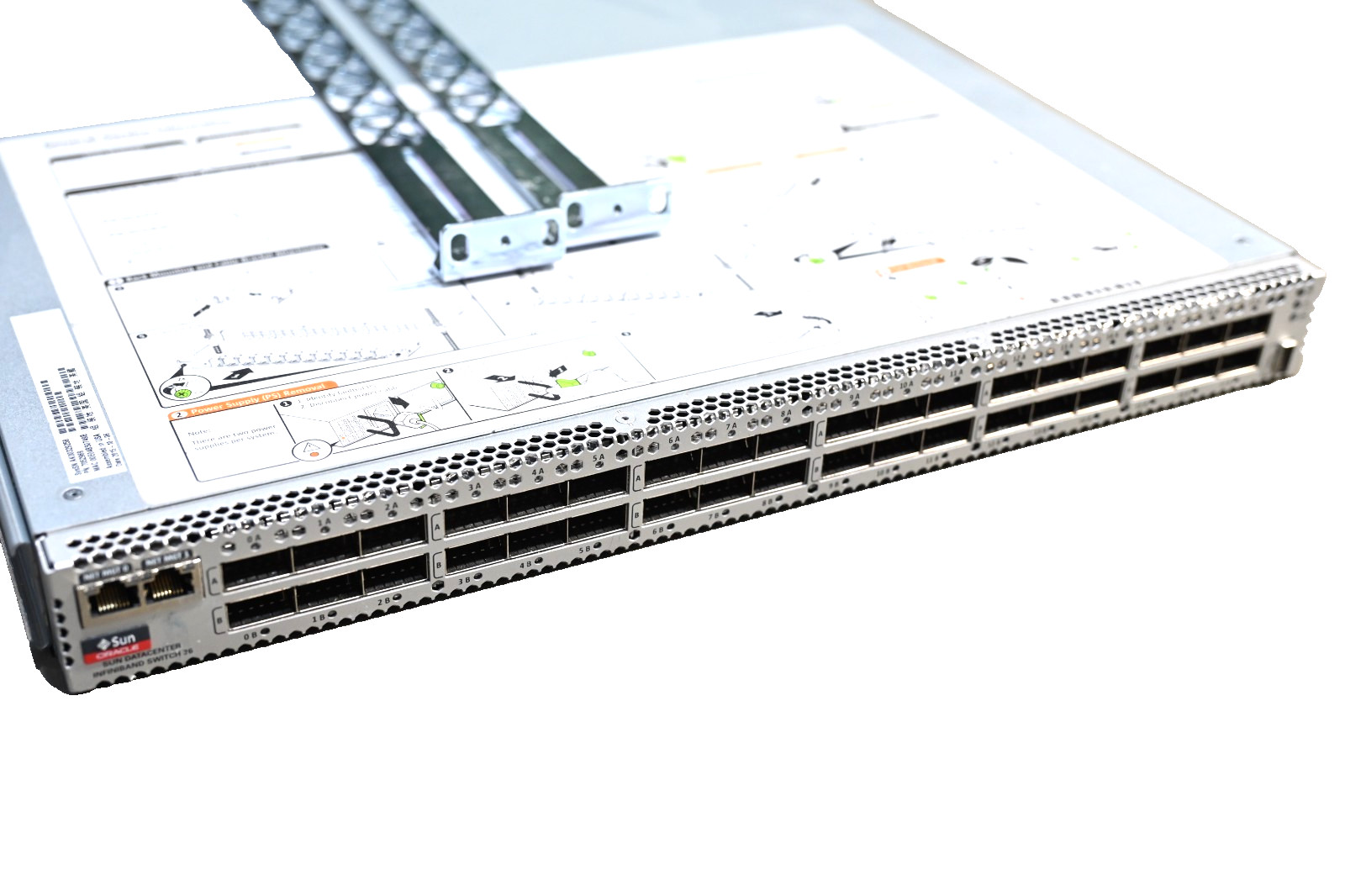 Sun Oracle 7052969 36-PORT QSFP Data Center InfiniBand Switch w/ F&B Rails