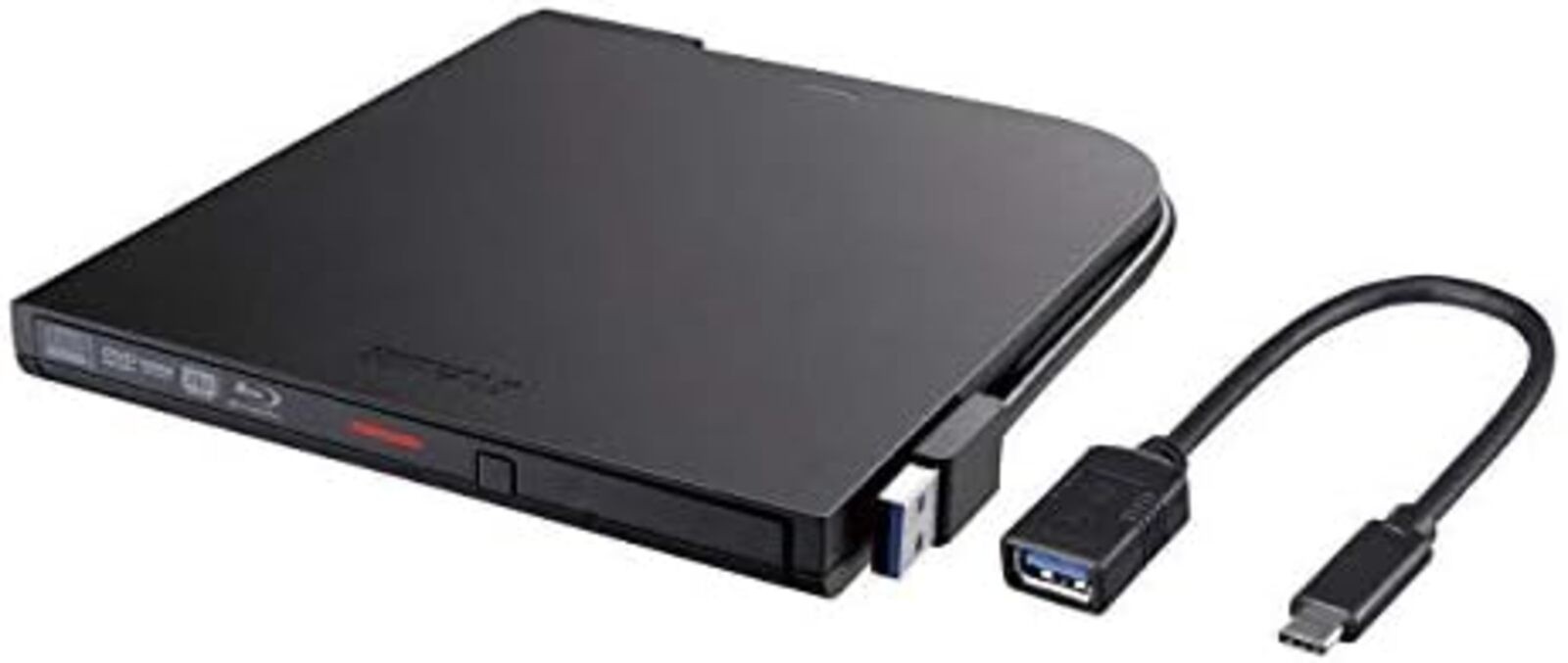BUFFALO BRXL-PT6U3-BKD BDXL Portable Blu-Ray Drive for USB 3.0 Black from Japan