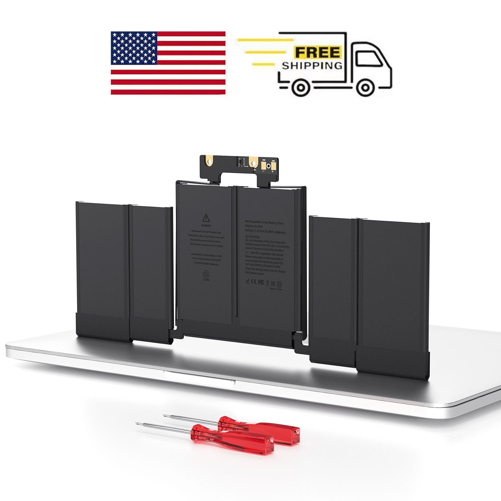 New Genuine A1964 Battery for Macbook Pro 13 inch A1989 Mid 2018 2019 A2251 2020