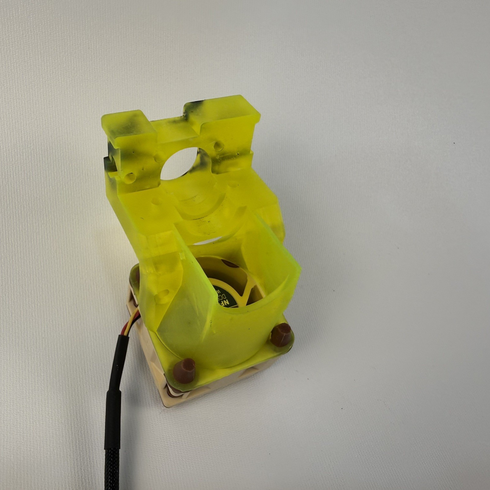 Noctua Fan Resin Printed Trianglelab Dragon Hotend Fan Mount with Noctua 5V fan