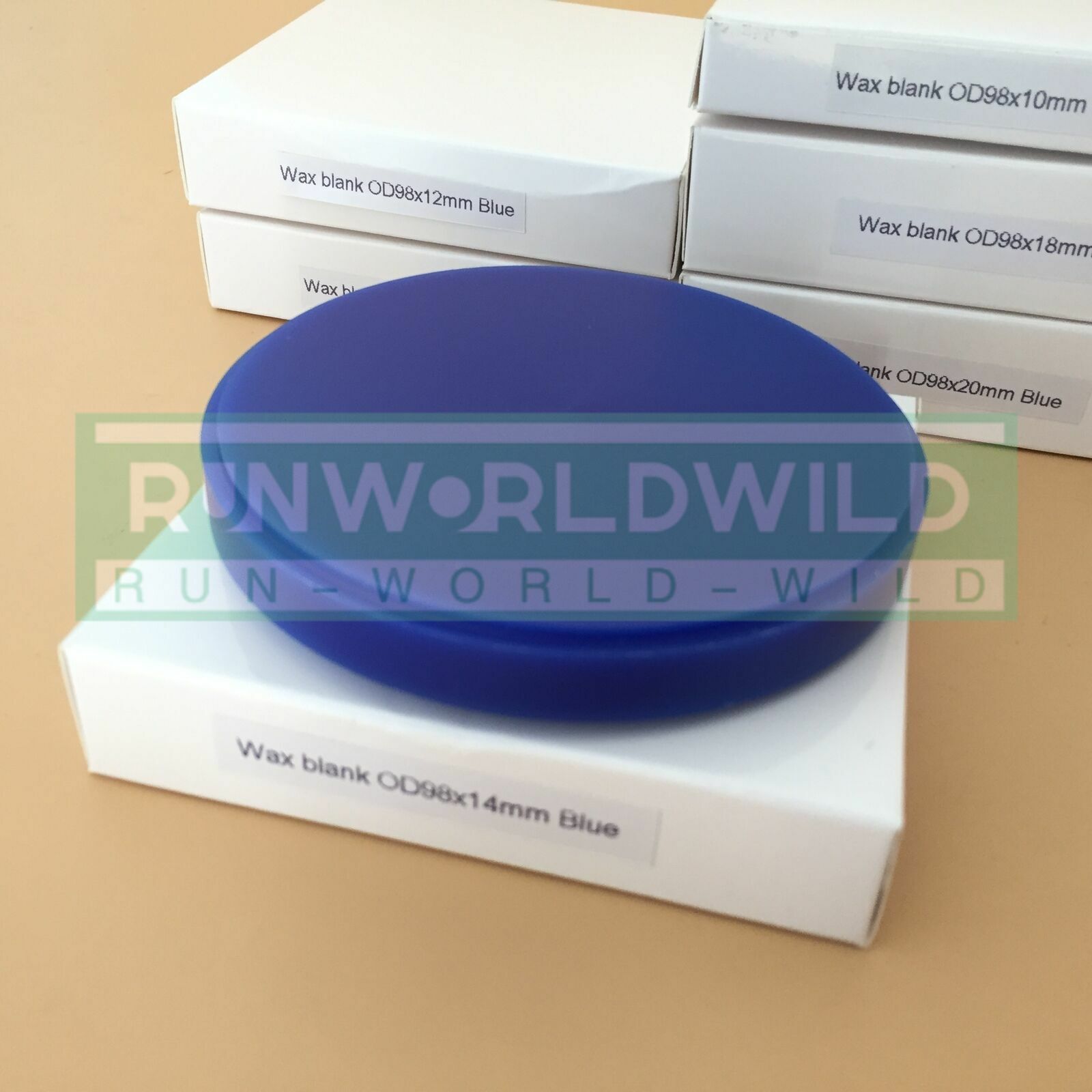 5PCS CAD/CAM Cutting Wax Disc Carving inner Crown Dia 98mm 10/12/14/16/18/20/22