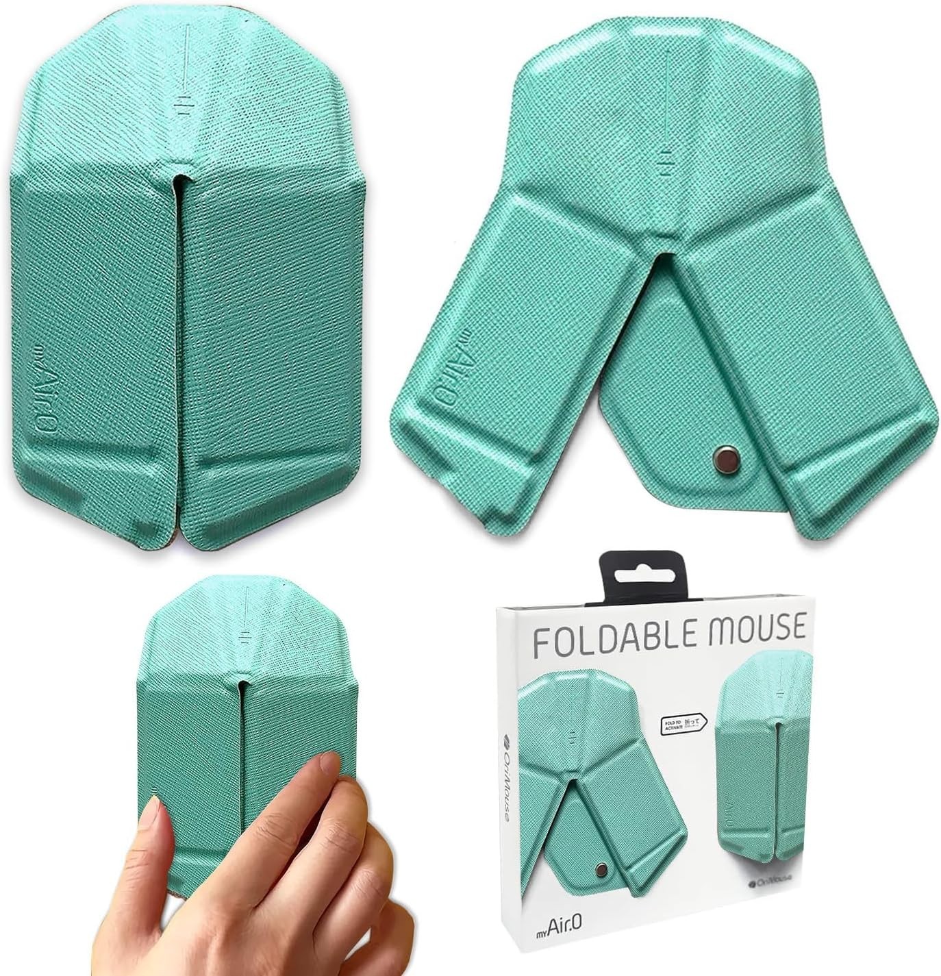 myAir.0 OriMouse Portable Wireless Mouse (Origami-style) – Elegant Blue