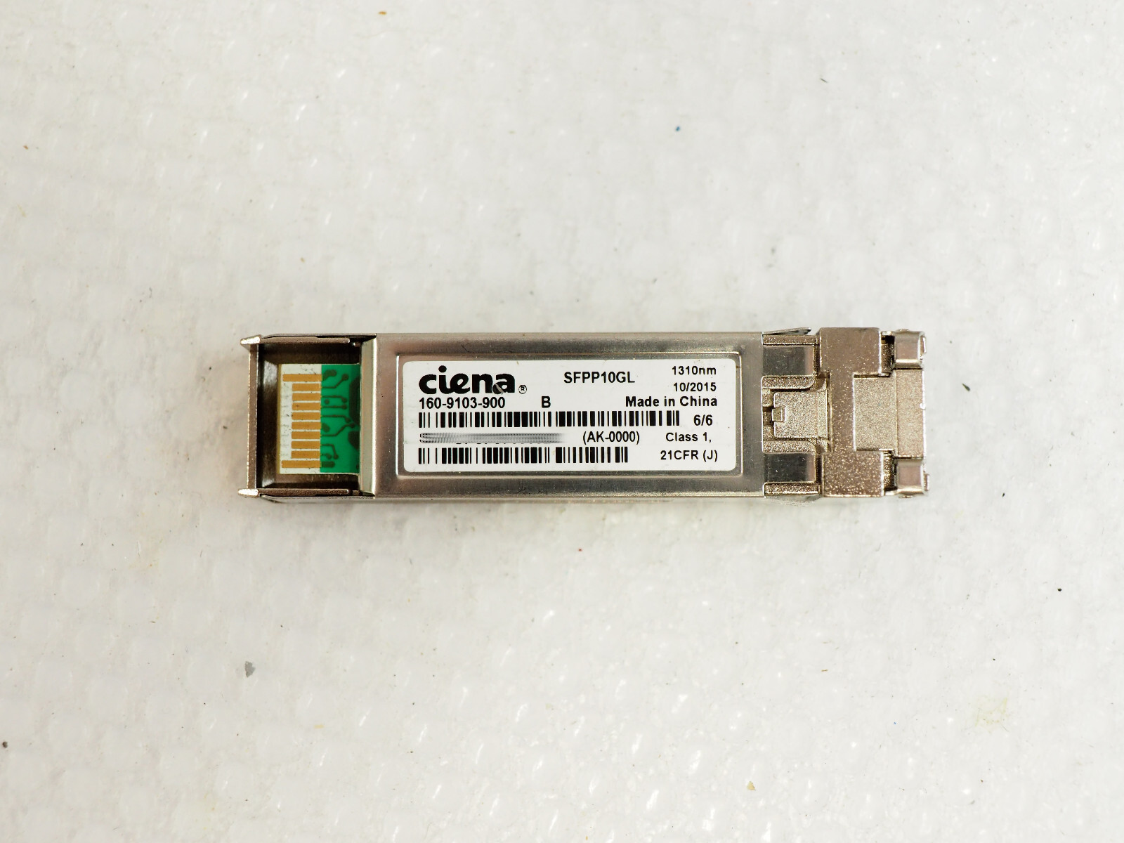 CIENA 160-9103-900 SFPP10GL WOTRCNMFAA 1310nm Transceiver Module