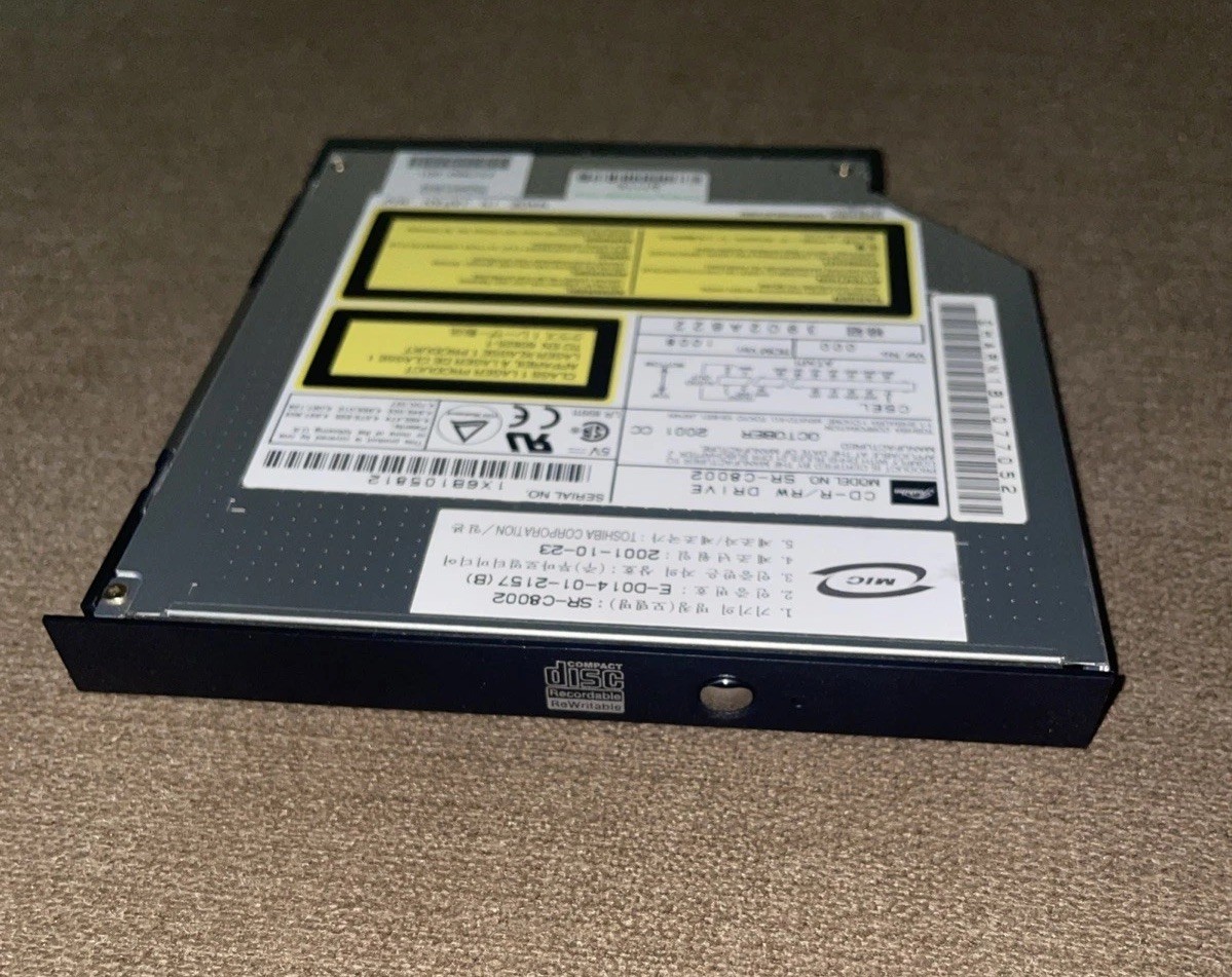 Compaq Presario 2700 Laptop Future Bay CDRW Drive Sony Model SR-C8002 257982-001