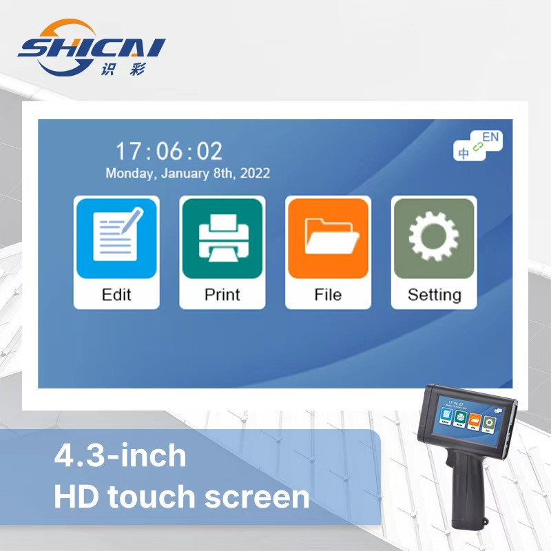 M20 Handheld Inkjet Printer Printing Production Date on Carton Box Plastic Bag
