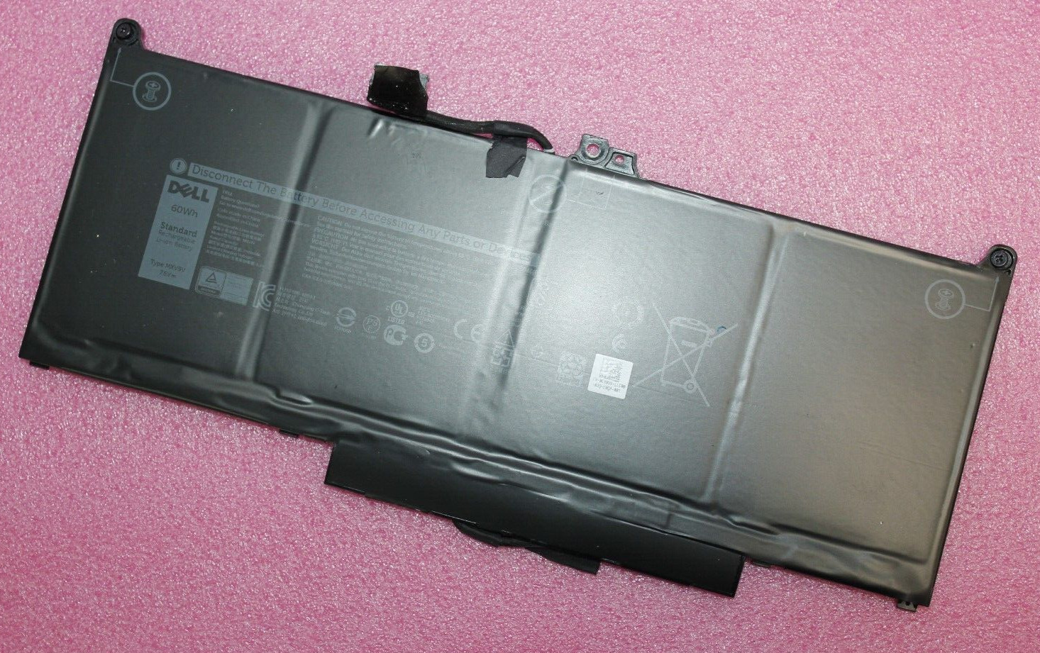 Genuine Dell Latitude 5300 Laptop Battery 60Wh 7.6V MXV9V