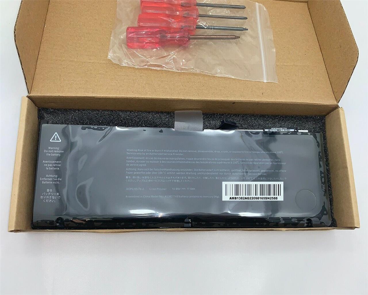 New Amazing A1382 Battery for APPLE early 2011 A1286 15 MacBook Pro Mid 2012
