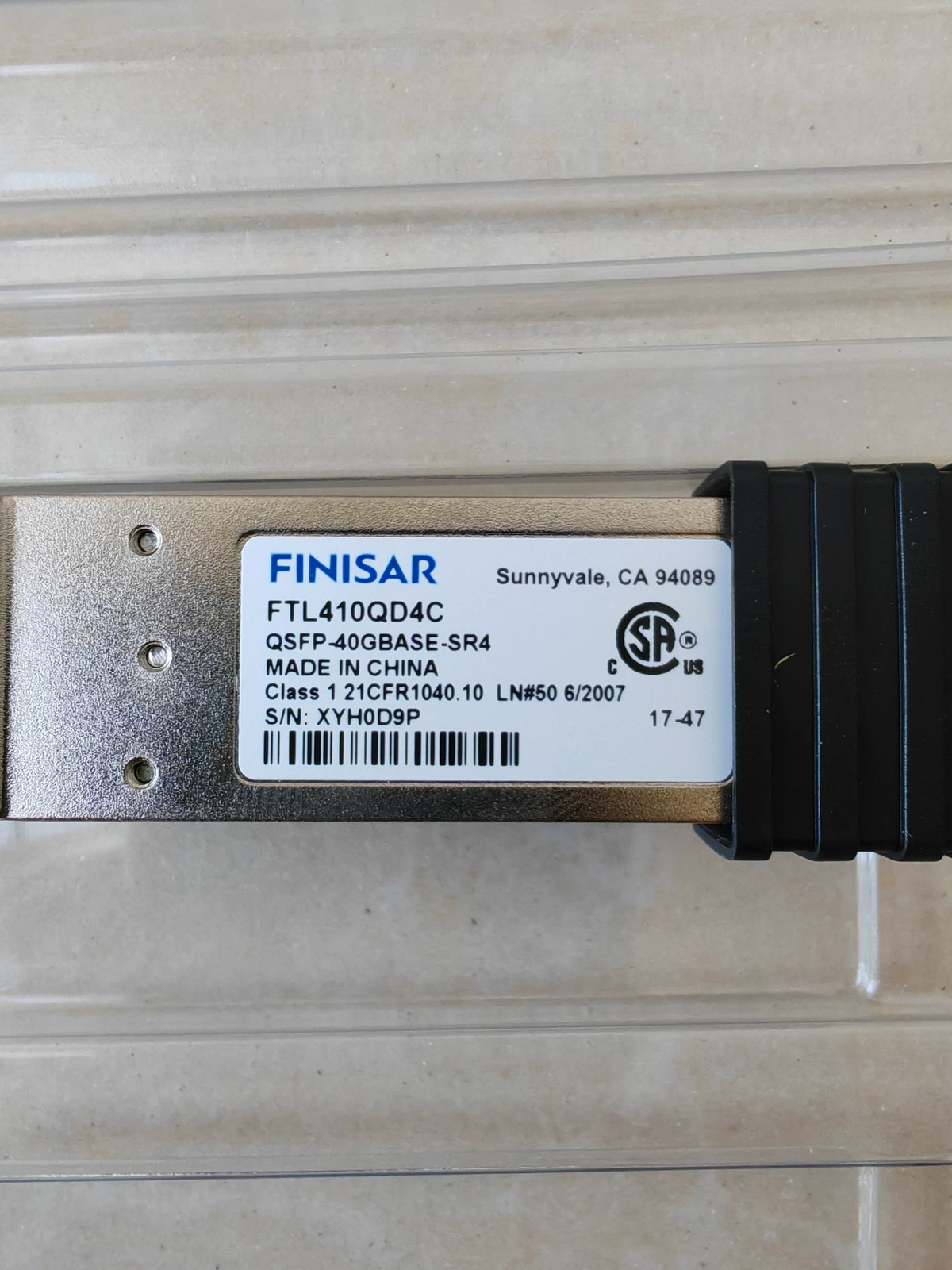 1PC Original Finisar FTL410QD4C 40GB QSFP-40G-BASE-SR4 Transceiver Module