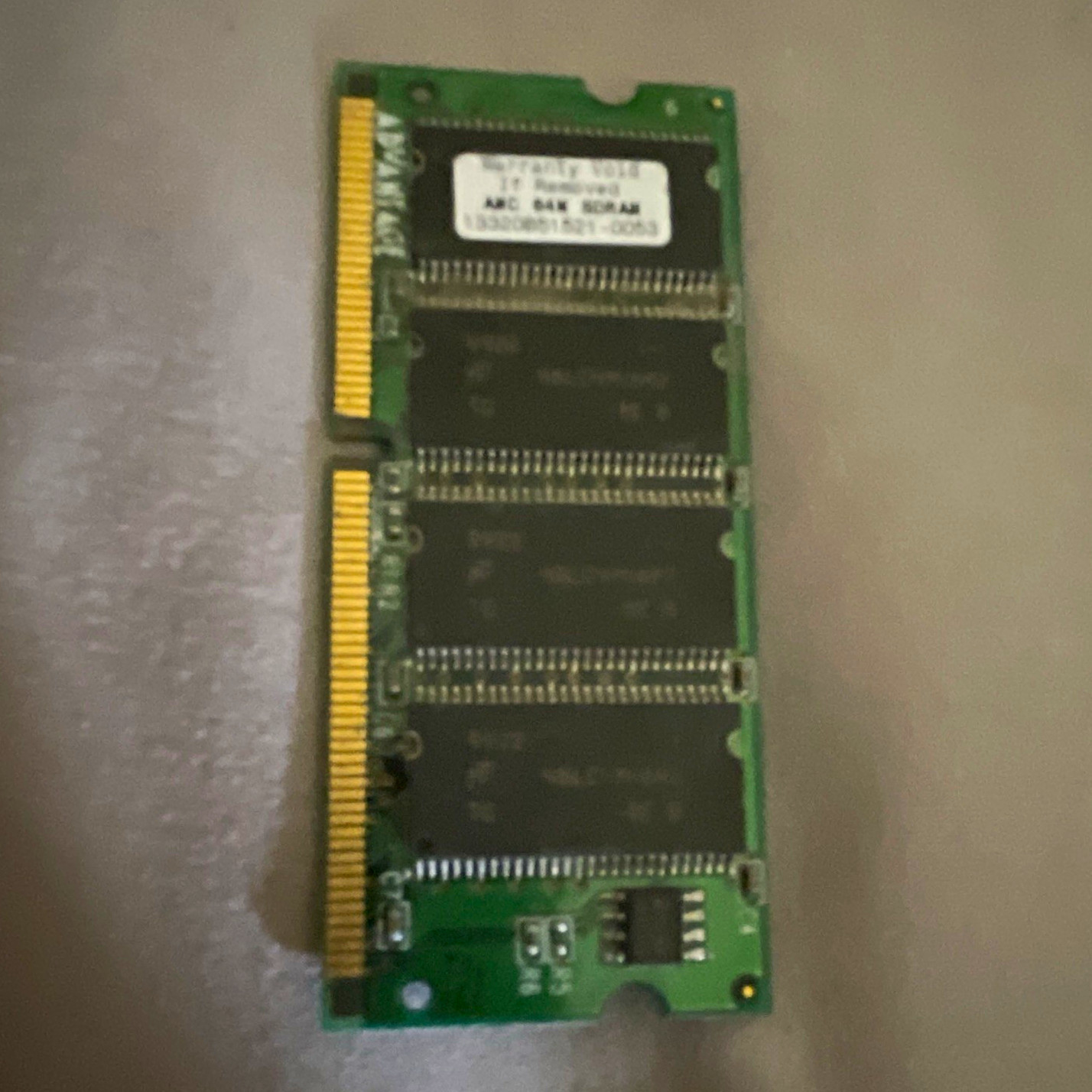 128MB PC-100 SDRAM 144-Pin SO-DIMM Laptop Memory Module Non-ECC 1x128MB