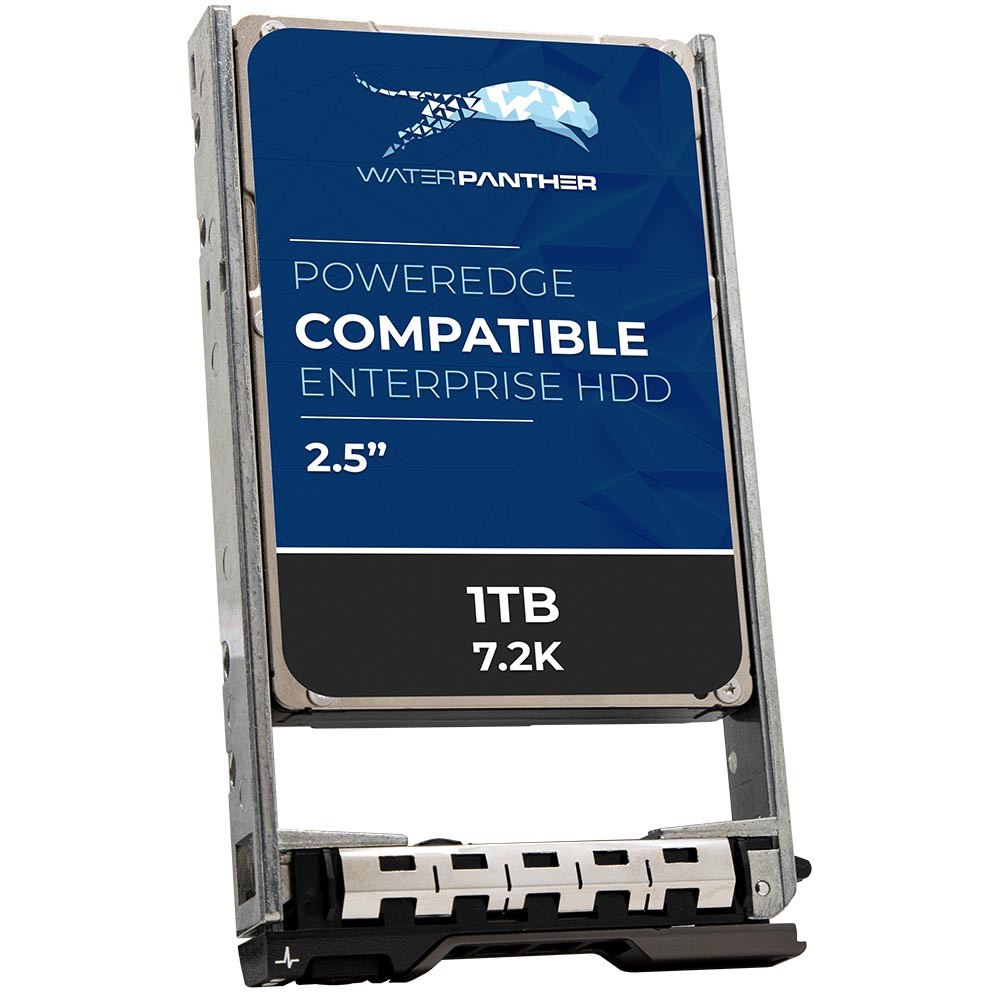 WaterPanther Dell 1TB SAS 12Gb/s 7.2K RPM 512n 2.5" HDD G13