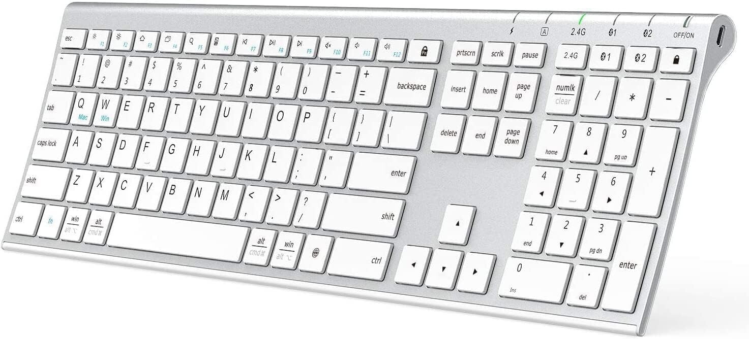 🔥🔥iClever DK03 Bluetooth Wireless Keyboard Multi-Device Keyboard🔥🔥