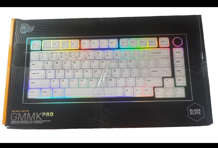 Glorious GMMK PRO 75% Modular Mechanical Gaming Keyboard TKL Fox Switches RGB