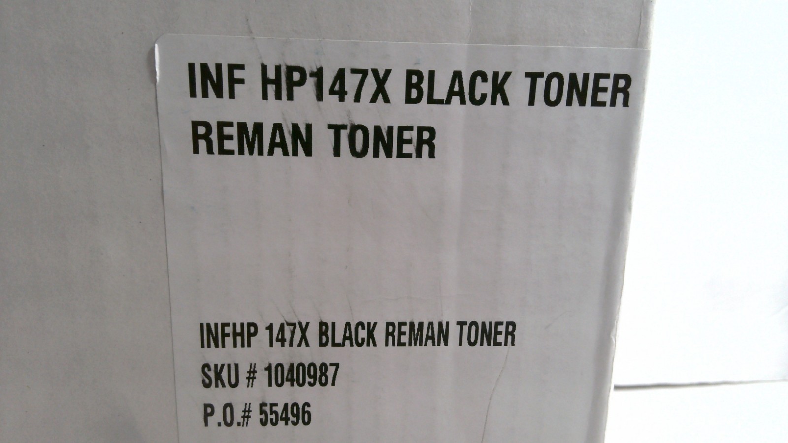 HP 147X Black Reman Toner Cartridge High Yield Compatible Premium Plus