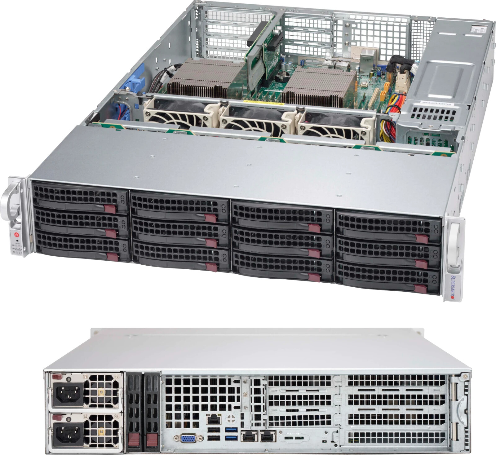 Supermicro SuperChassis CSE-826BE1C-R920WB Chassis NEW IN STOCK 5 Yr Warranty