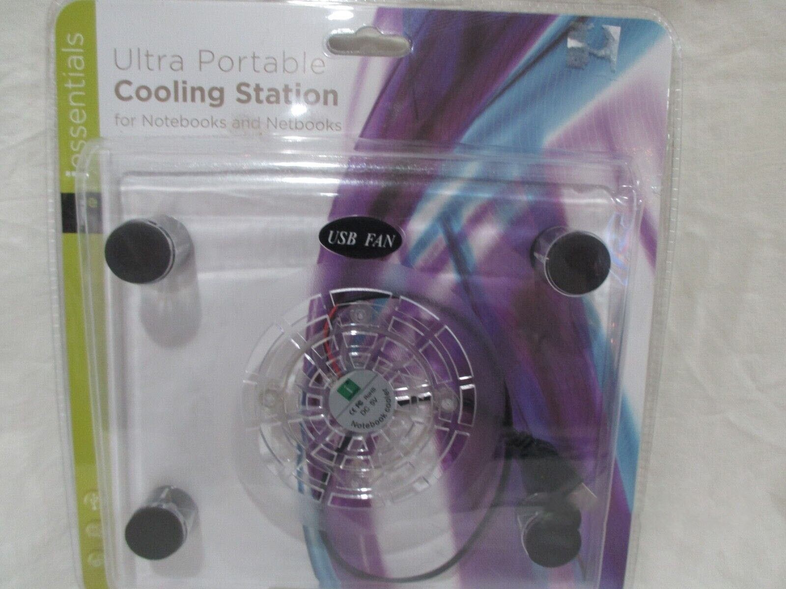 iESSENTIALS+ULTRA PORTABLE+COOLING STATION+PC/MAC COMPATIBLE USB+FIT TO 12" SCRE