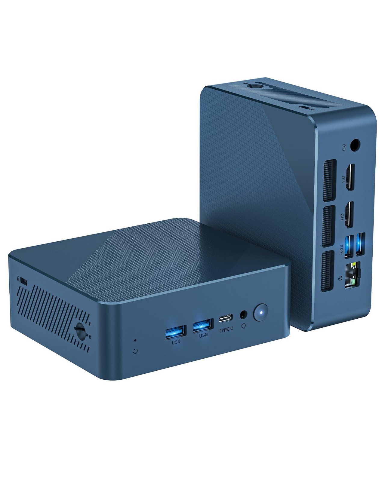 Mini PC AMD Ryzen 5 3501U 16GB RAM 512GB SSD Triple Display WiFi 6 Desktop
