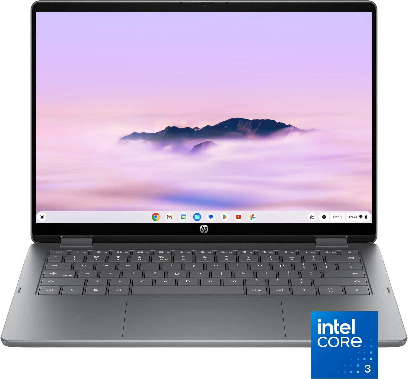 HP - 14 in 2K Touchscreen 2-in-1 Chromebook Plus - Core 3 N355 - 8GB Memory