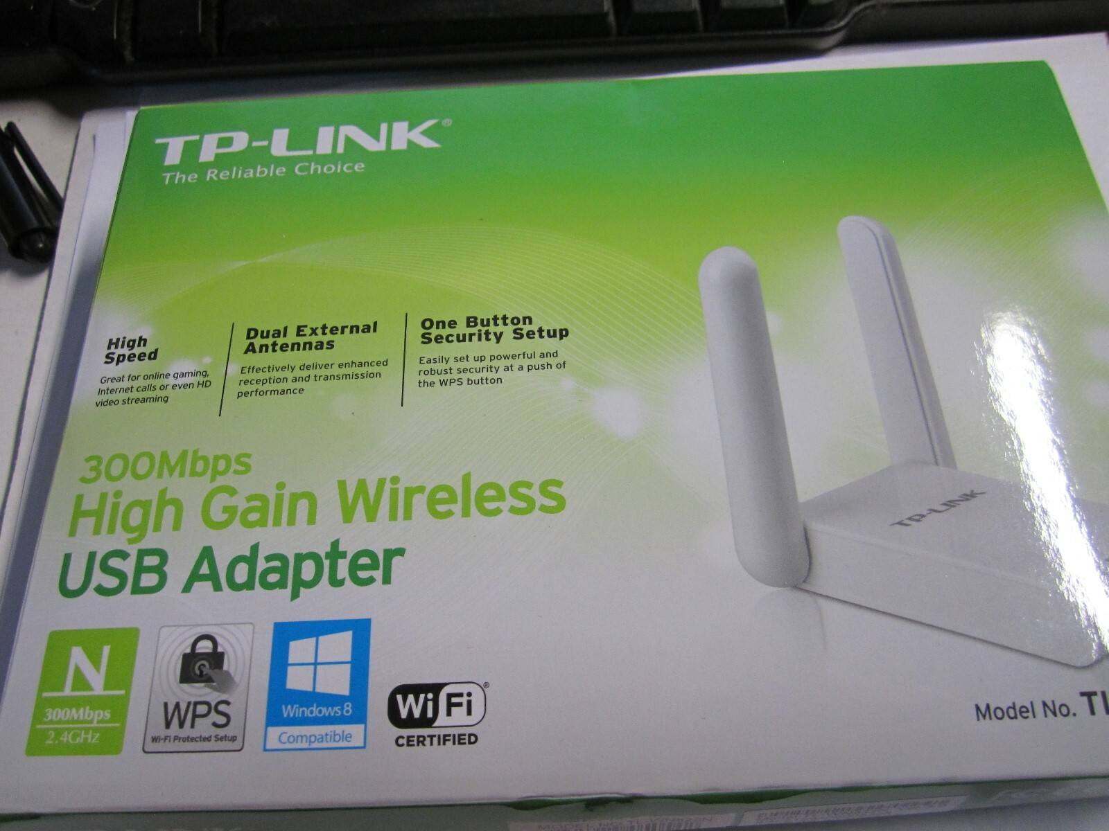 TP-Link TL-WN822N 300Mbps High Gain Wireless USB Adapter, ver 3.0