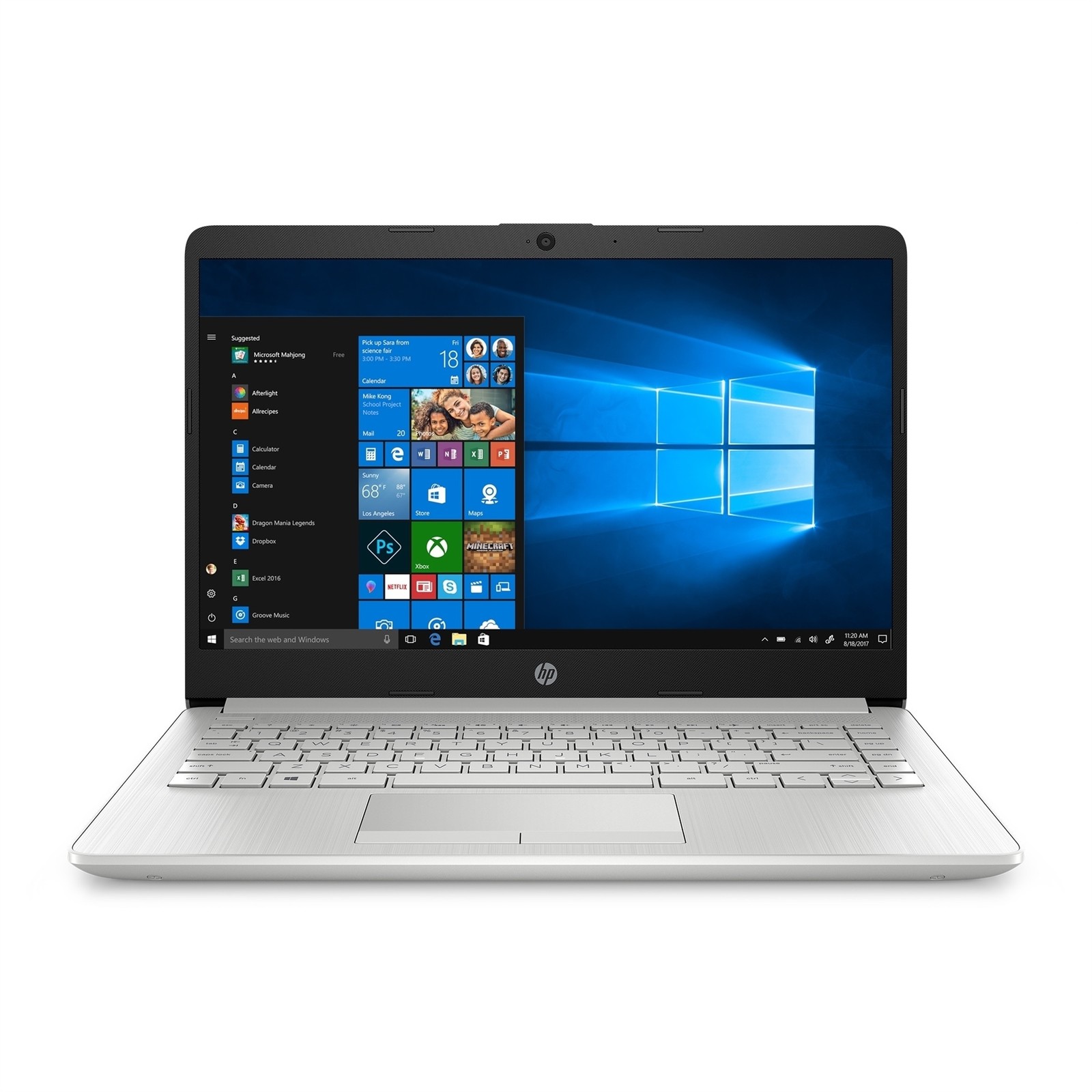 HP 14-DK1025WM 14.0" 4GB 1TB, Natural Silver