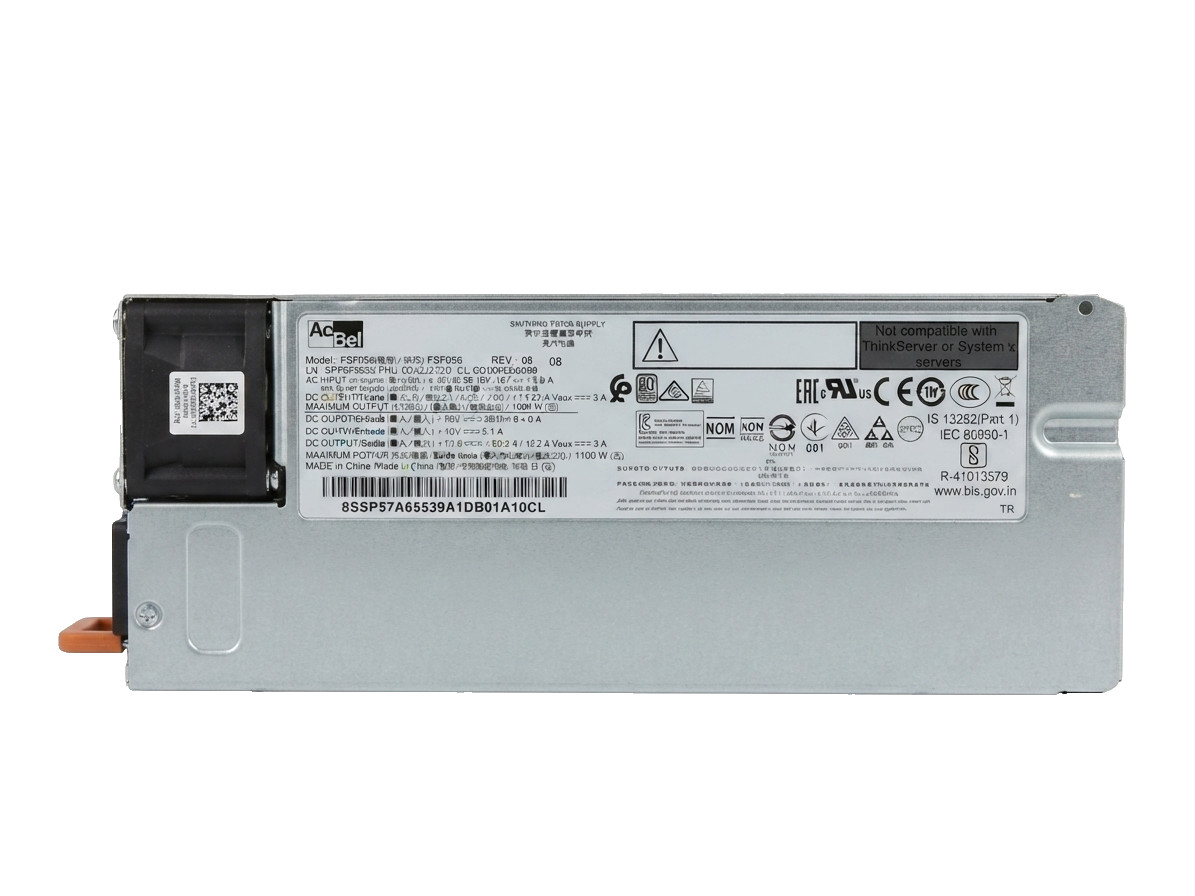 AcBel 02JJ225 ThinkSystem FSF056 1100W Platinum Hot-Swap Power Supply