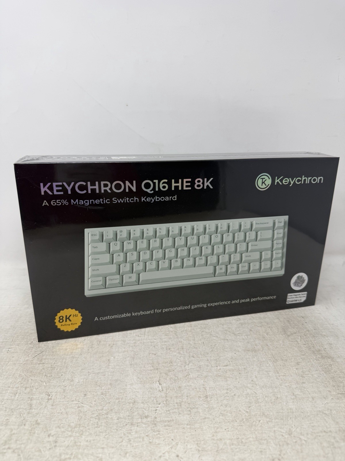 Keychron Q16 HE 8K A 65% Magnetic Switch Hall Effect Ceramic Keyboard - Green
